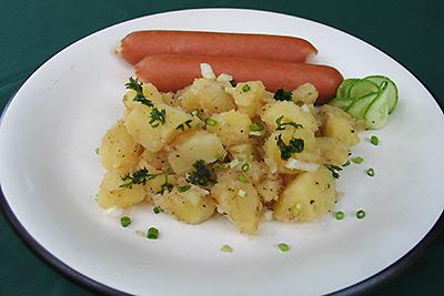 Potato salad with Frankfurter