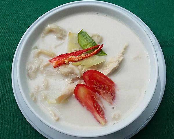 Chicken coconut soup